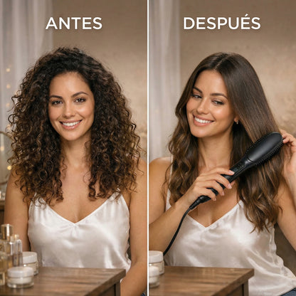 Alisa tu cabello en minutos estés donde estés — sin cables, sin frizz y sin esfuerzo
